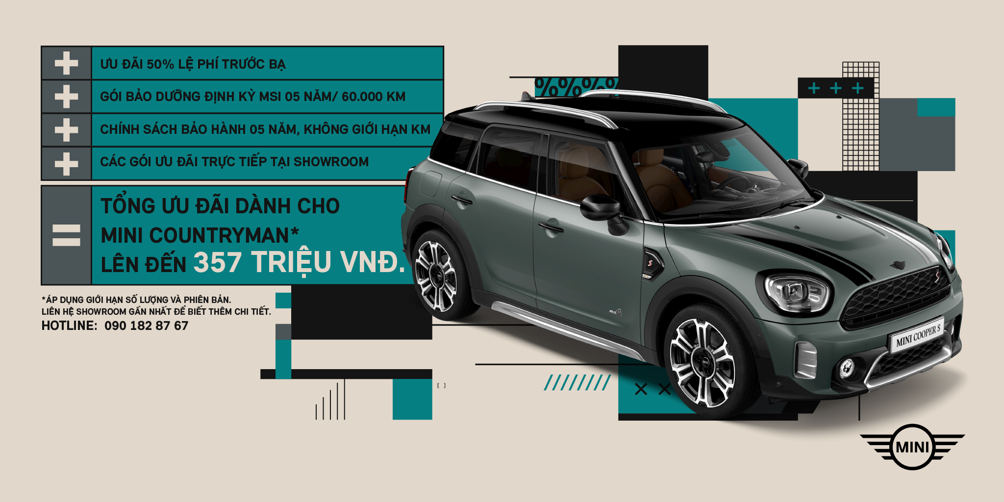 SỞ HỮU NGAY MINI VỚI NHỮNG ƯU ĐÃI CỰC KỲ HẤP DẪN